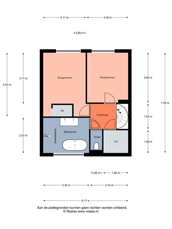 Floorplan - Colijnstraat 15, 3752 AP Bunschoten-Spakenburg